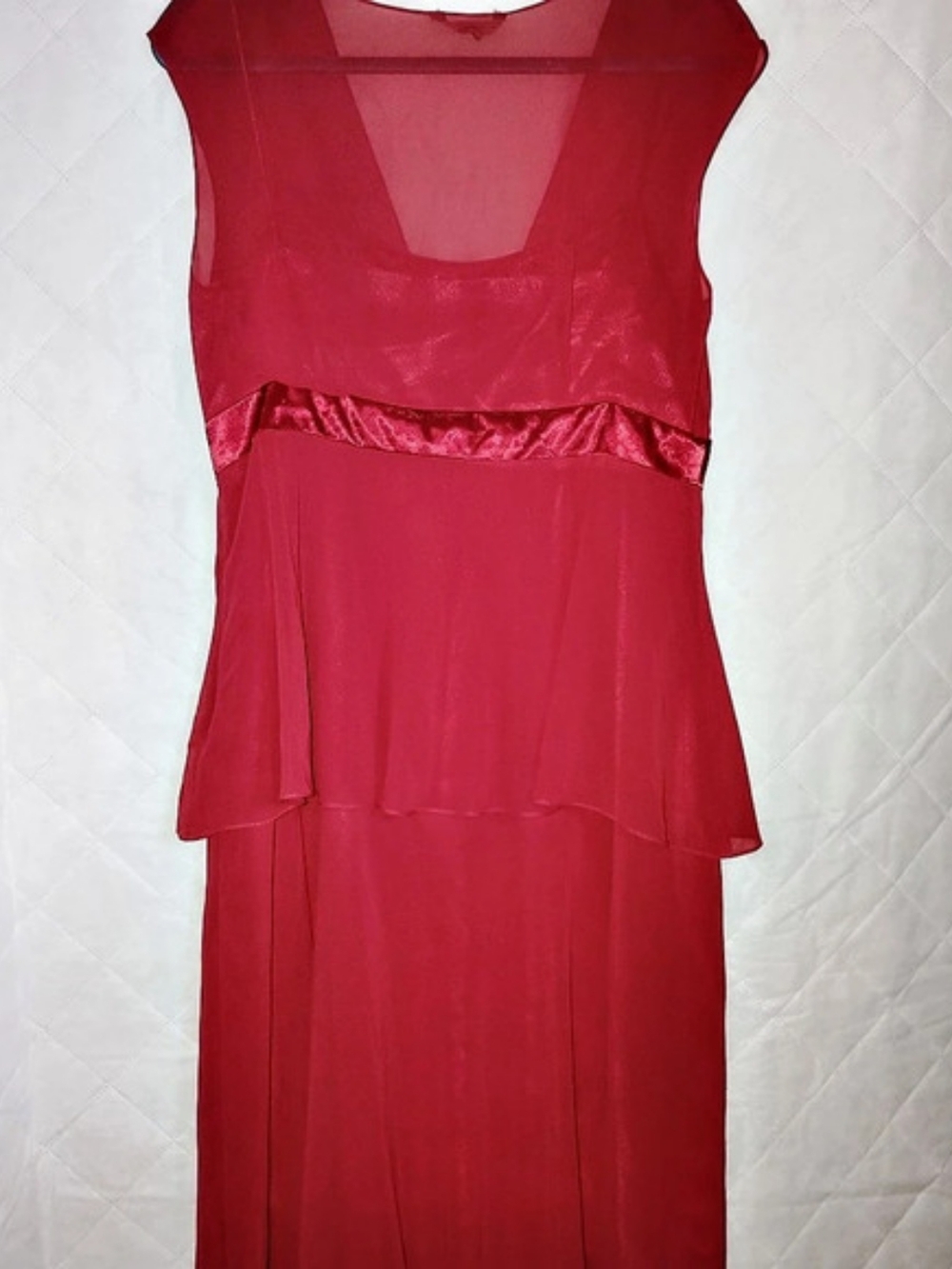 Vintage  Liz Clirborne Red Maxi Dress
